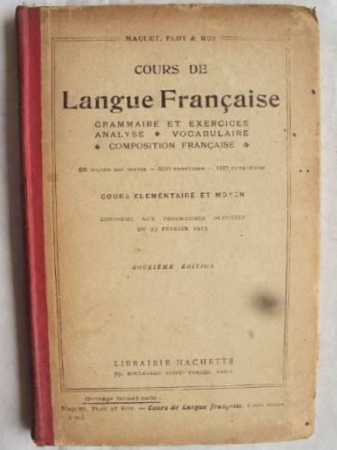 Cours De Langue Française Hachette Gramatica Vocabulario L4