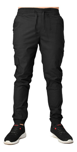 Pantalón Jogger Dril Licrado (pitillo Strech) 6bols 38,40,42