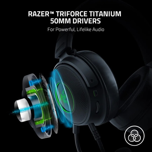 Razer Kraken V3 Hypersense Auriculares Usb Hápticos Thx Cuot
