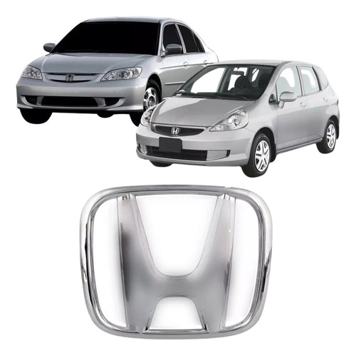 Emblema Grade Civic 2004 2005 2006 Fit 04 05 06 2007 2008