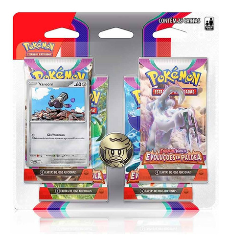 Blister Quadruplo Pokémon Evoluções Em Paldea Varoom