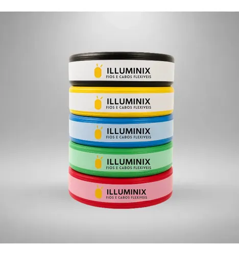 Cabo Flexível 2,5 mm² Illuminix Rolo 100m 750V Azul