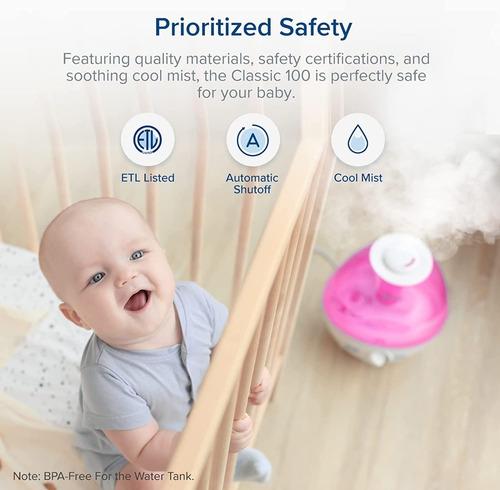 Imagen 8 de 9 de Humidificador Levoit Vaporizador Aire Ultrasónico Bebes 2.4l