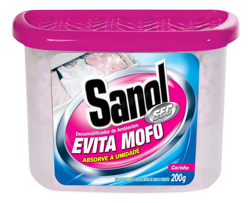 Sanol Evita Mofo Sec Desumidificador De Ambientes - Carinho