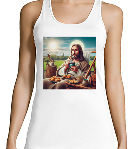 Musculosa Mujer Jesus Mate Merienda En Las Sierras Santo