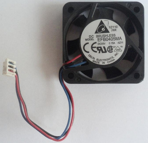 Cooler De 4cmts 40mmts 5 Voltios 5v 3 Pines Como Nuevo