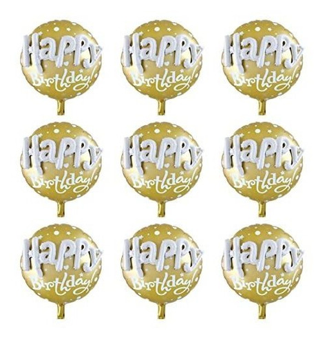 Globos De Fiesta Infantil 23in Happy Birthday Foil Globos Cu