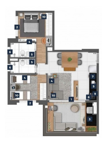 Imagem 29 de 29 de Garden Residencial Para Venda, Santo Amaro, São Paulo - Gd7523. - Gd7523-inc