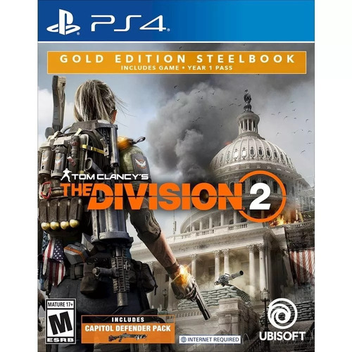 Tom Clancys The Division 2 Gold Edition Steelbook Ps4   