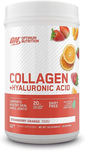 Colágeno + Ácido Hialurónico Optimum Nutrition (644 G)