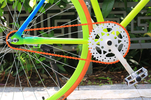 Zonkie - Cadena De Bicicleta De Una Sola Velocidad De 1/2 X