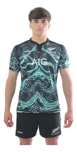 Camiseta De Rugby New Zealand Jungle All Blacks
