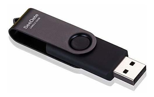 Memoria Usb Seedete 32gb Rotativa Con Luz Led