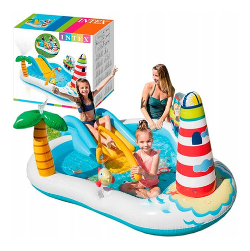 Centro Juegos Acuático Piscina Inflable Intex