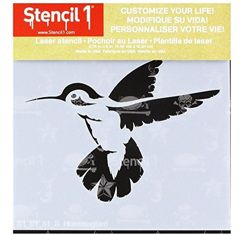 Stencil1 S1_01_51_s 6x6 Stencilhummingbird