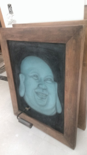 Quadro Buda 3d 99x79cm Original Do Artista Dijaya - Único!
