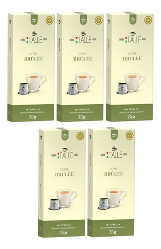 comprar Capsulas Nespresso Creme Brulee Café Italle Kit 50 