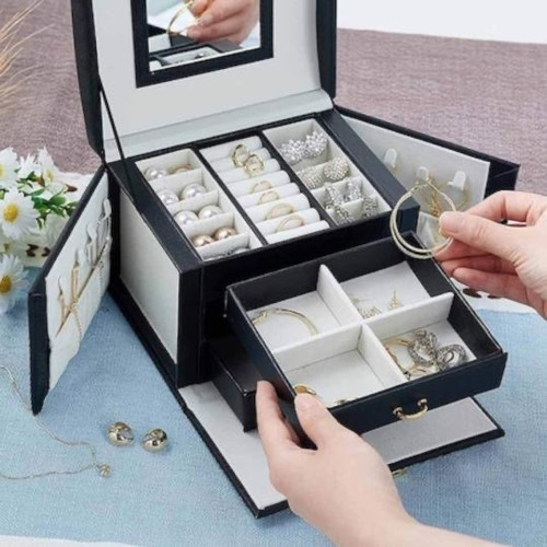 Imagen 2 de 6 de Joyero, Organizador De Accesorios, Estuche De Joyas, Joyeria