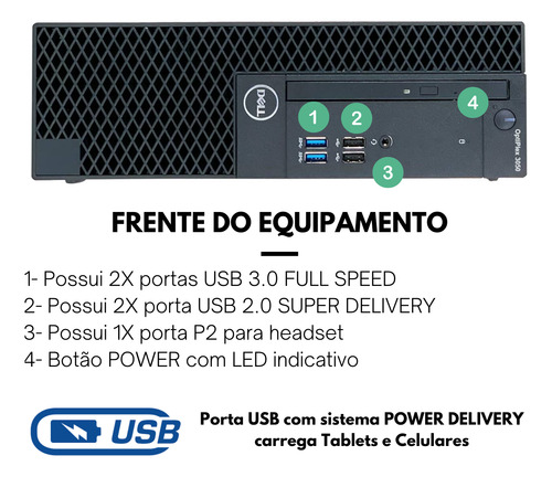 Computador Pc Barato Automação Pdv Bar Estudo Mercado 3050sf (Recondicionado)