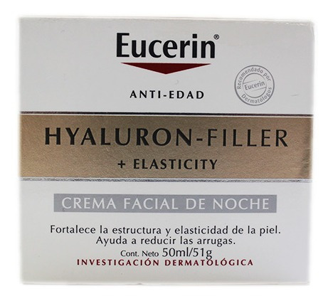 Crema Facial Noche Eucerin Hyaluron Filler Elasticity X 50ml