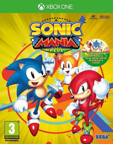 Sonic Mania Plus Xbox One + Libro De Arte Nuevo Sellado
