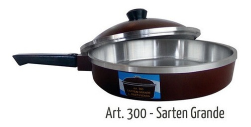 Sarten Grande Tipo Horno Rectificada Eterna Art300 1,75 Lts