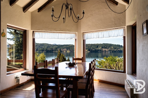 Imagen 3 de 17 de Alquiler Casa En Bariloche Con Costa De Lago Nahuel Huapi. 8 Pax. Km12. 392.