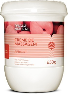 Creme De Massagem Corporal Dagua Natural Apricot 650g