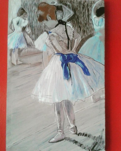 Cuadro De Edgar Degas La Bailarina (imitacion)