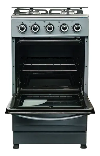 Cocina A Gas 4h Gris Kr