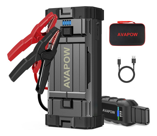 Arrancador De Batería Portátil Usb Dual 3.0 Para Automóvil