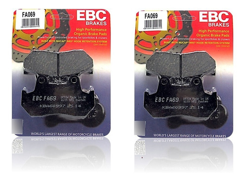 Pastillas Freno Ebc Brake Honda Cb 650 Sc Nighthawk