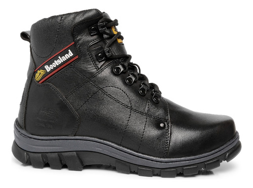 Bota Coturno Bootsland Adventure Masculina Em Couro Original