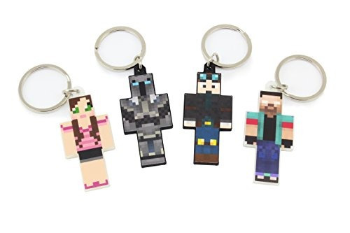 Juego De Llavero, 4 Piezas, No Minecraft De Endertoys