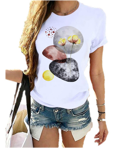 Remera Dama Mujer Cactus Corazón Love Rocas Cactáceas #24