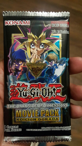 Movie Pack The Dark Side Dimension Sobre Gold Yugi-oh 