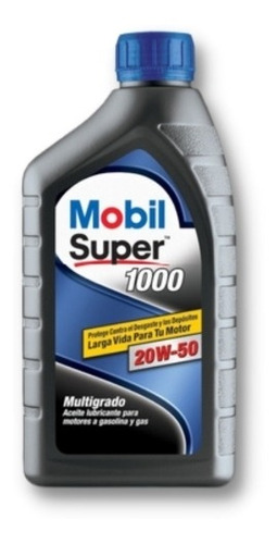 Aceite Para Motor A Gasolina. Mineral 20w50 Marca: Mobil 