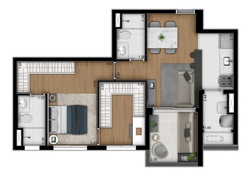 Imagem 19 de 25 de Apartamento - Ap03253 - 69290376