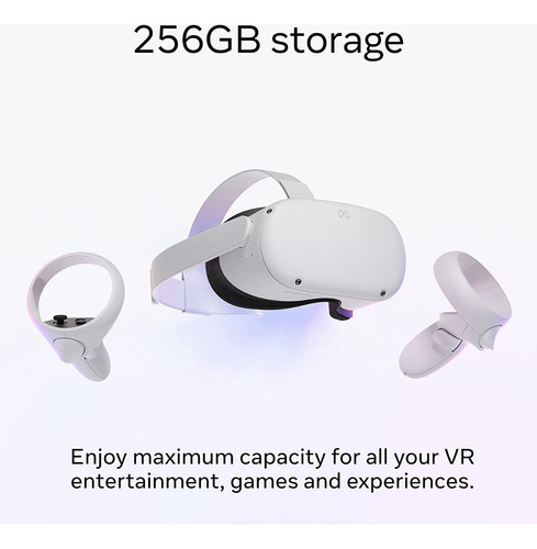 Oculus Quest 2 -256 Gb + Oculus Cable +correa Elite +estuche