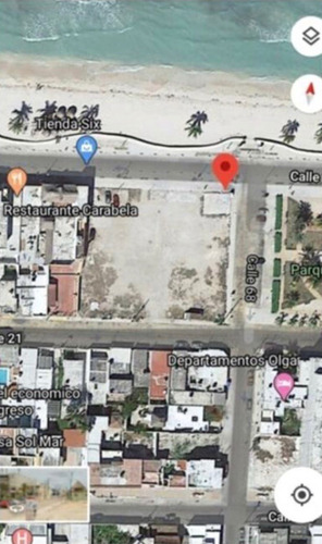 Se Vende Excelente  Terreno Sobre El Malecon De Progreso, En