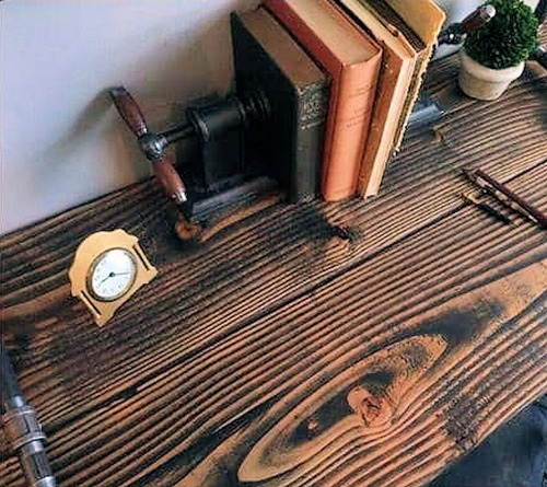 Escritorio Vintage Madera Minimalista Oficina Computadora