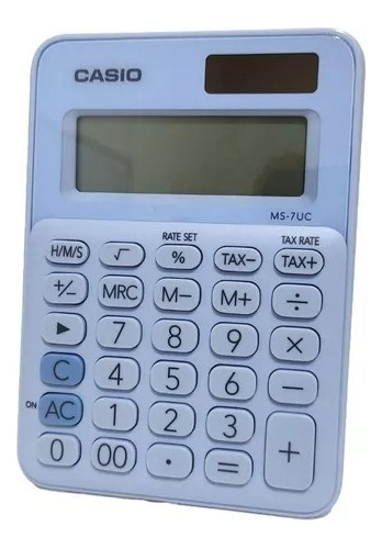 Calculadora Escritorio Casio 10 Digitos Ms-7uc Color Pastel