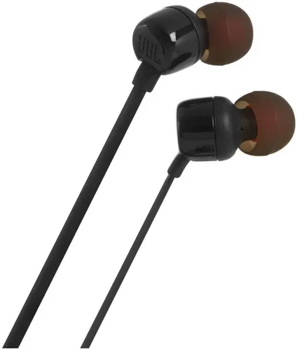 Auriculares con Cable JBL T 110 (In Ear - Micrófono - Negro)