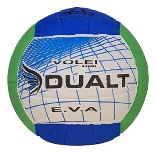 Mini Bola Vôlei Dualt E.v.a Color Cor Verde