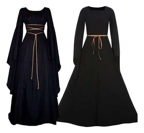 Bach Pp Nuevo Vestido De Bruja Medieval Para Mujer En El