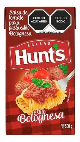 Nuevosalsa De Tomate Para Pasta Hunts Estilo Bolognesa 500 G