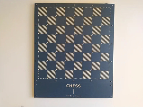 Para Juego De Tablero De Ajedrez De Pared Gigante Magnético