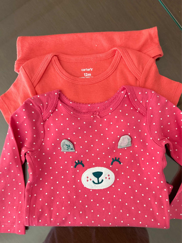 Set X 2 Bodys Carters M Corta Y Larga T 12m