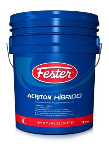 Impermeabilizante Fester Acriton Híbrido 19l