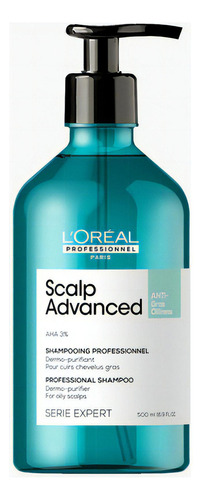 Shampoo Anti Oleosidad X 500ml Scalp Advanced Loreal